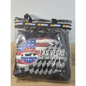 Vtg. Last Vegas Motor Speedway Seat Cushion With Carring Bag Sports Coverage Inc